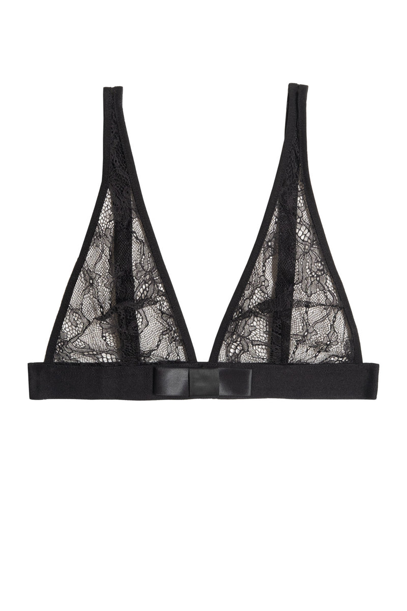 Alison Lace Bra - Black