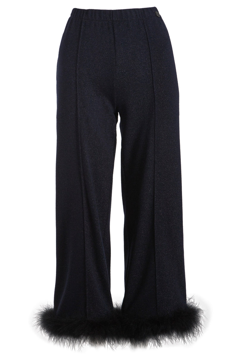 Anett Disco Trousers - Black