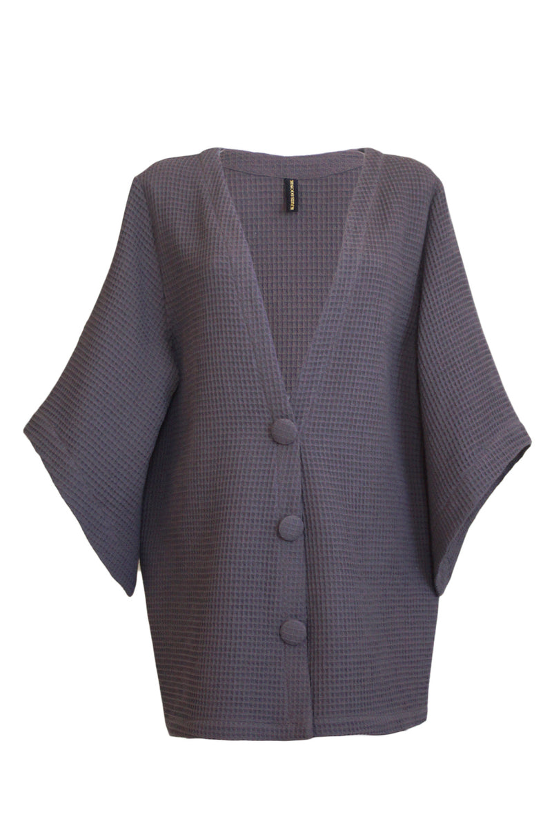 Mia Kimono Jacket - Grey