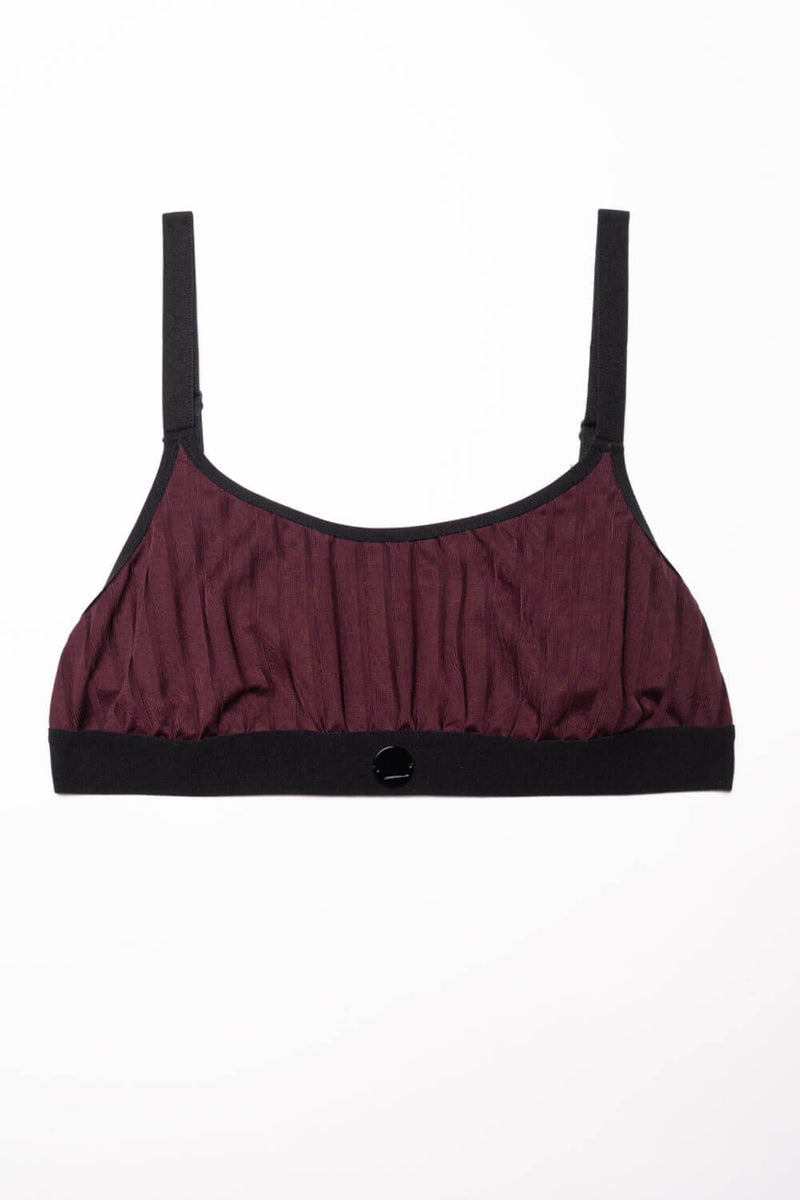 Bra-Glossy-Burgundy