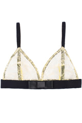 Kriss Soonik yellow sunshine Silvia lace bra